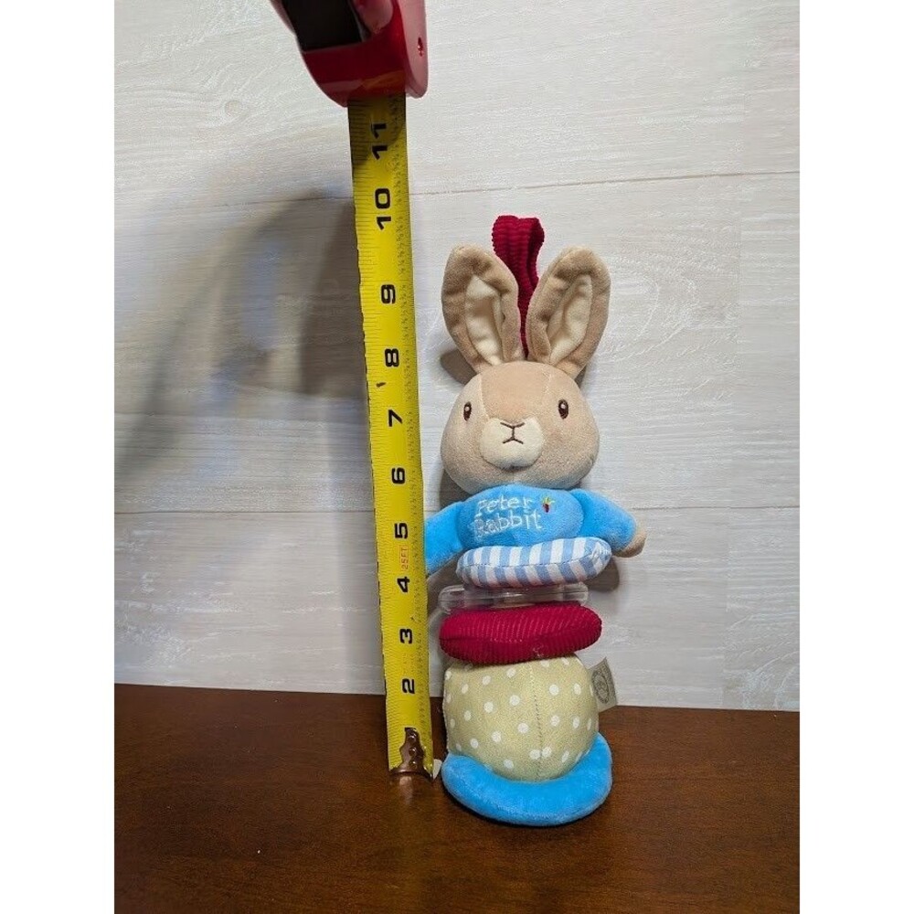 Kids Preferred Peter Rabbit Activity Toy Baby Plush Rattle Teether Vibrates Pull - Picture 3 of 8